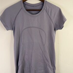 lululemon swiftly tech Short-Sleeve Crew Tee in Light Lavender Gray